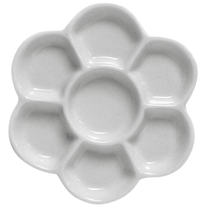 Paletpalet Conda rozetvorm porselein 15cm 7 bakjes 2 stuks