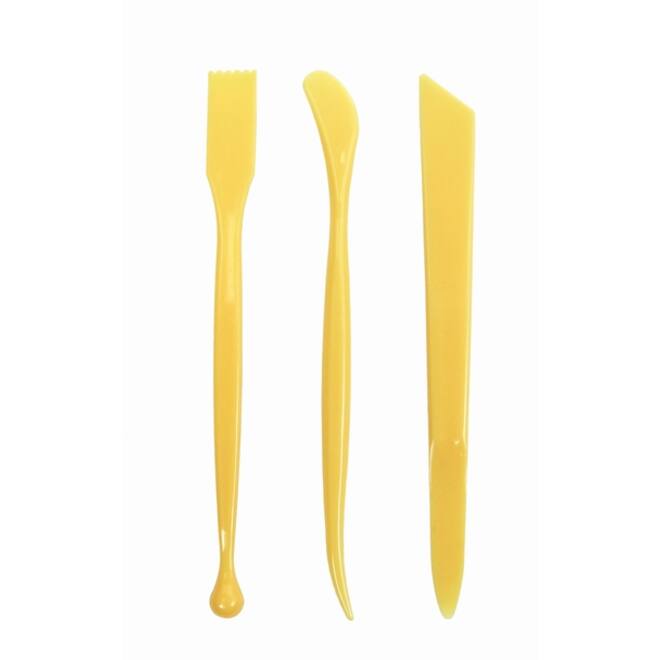 Boetseerspatel Conda set à 3 stuks 15 cm plastic