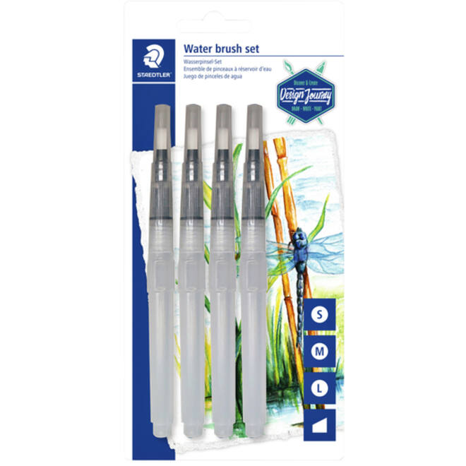 Waterbrushstift Staedtler set à 4 breedtes