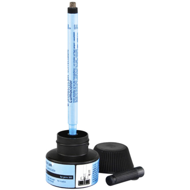 Viltstiftvulling Staedtler Lumocolor 305 non permanent correctable zwart
