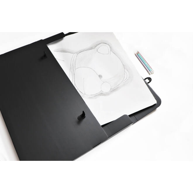 Tekenkoffer Favorit Every Line 735x520x30mm zwart