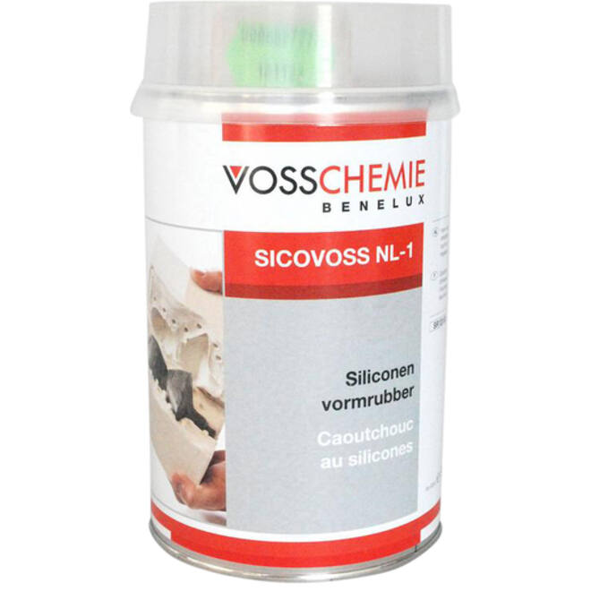 Vormrubber Voss gietsiliconen 1kg + verharder