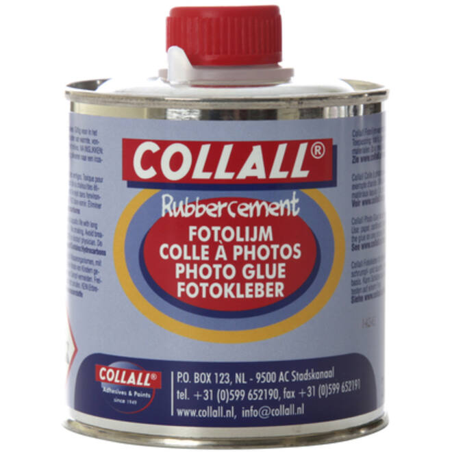 Rubbercement Collall 250ml + kwast