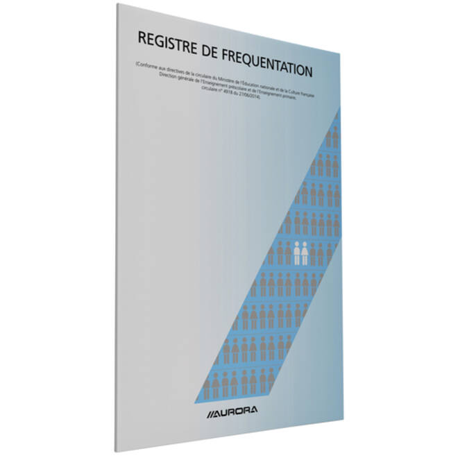 Aanwezigheidsregister Aurora A4 Franstalig 64 pagina's