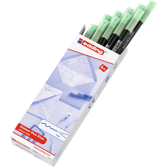 Fineliner edding 1200 089 fijn pastel appel sorbet