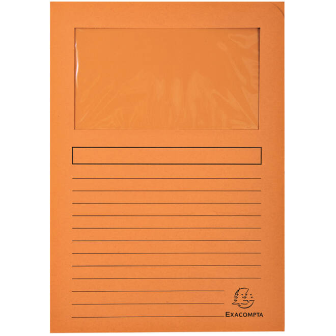 Venstermap Exacompta Forever L-model 120gr assorti 10 stuks