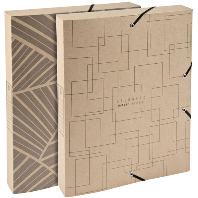 Elastobox Exacompta Eterneco A4 40mm 600gr 2 designs