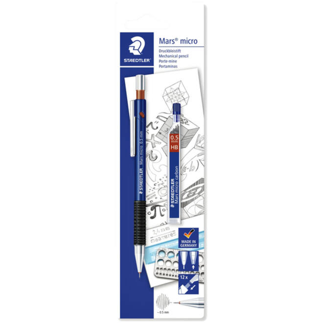 Vulpotlood Staedtler Marsmicro 0.5mm + extra fijnstiften