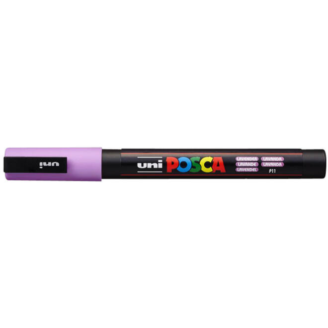 Verfstift Posca PC3M fijn lavendel