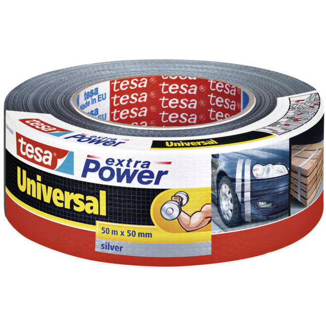 Duct tape tesa® extra Power Universal 50mx50mm grijs
