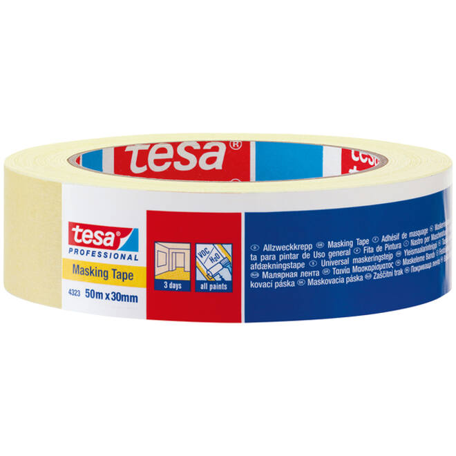 Afplaktape Tesa 04323 professional 19mmx50m