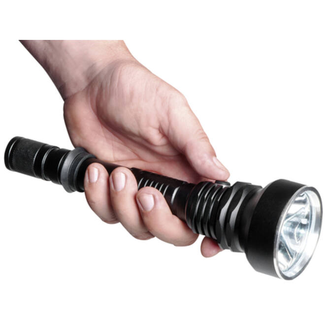 Zaklamp MAUL Helios LED 23cm accu lichtbereik 300m 10W