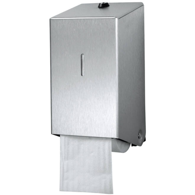 Toiletpapierdispenser Euro Products doprol duo RVS 438001