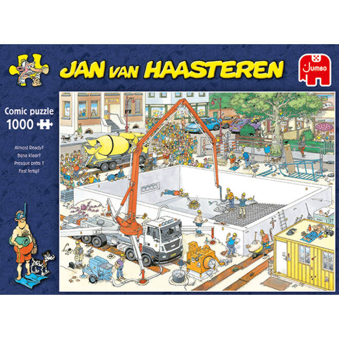 Puzzel Jan van Haasteren Bijna klaar? 1000 stukjes