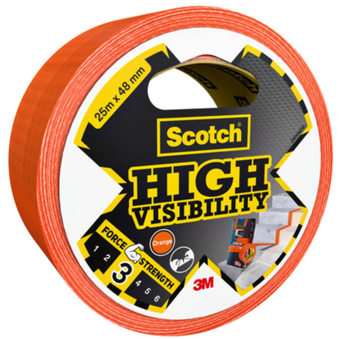 Plakband Scotch high visibility 48mmx25m oranje