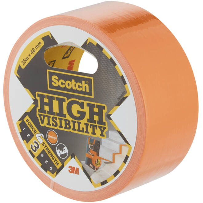 Plakband Scotch high visibility 48mmx25m oranje