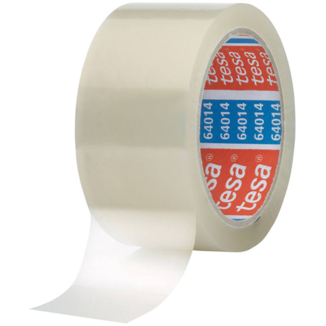 Verpakkingstape Tesa 64014 50mmx66m transparant PP