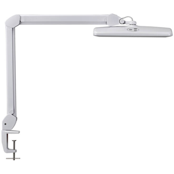 Werkpleklamp MAUL Intro LED tafelklem dimbaar wit