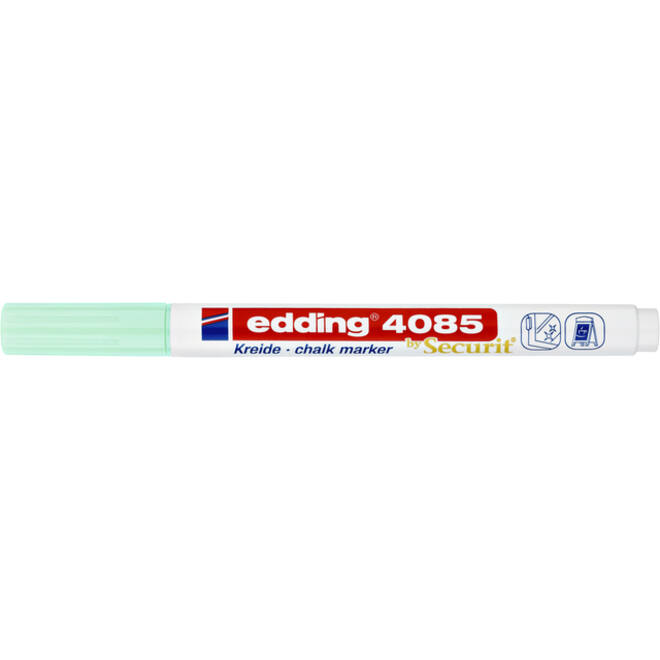 Krijtstift edding 4085 by Securit rond 1-2mm pastel groen