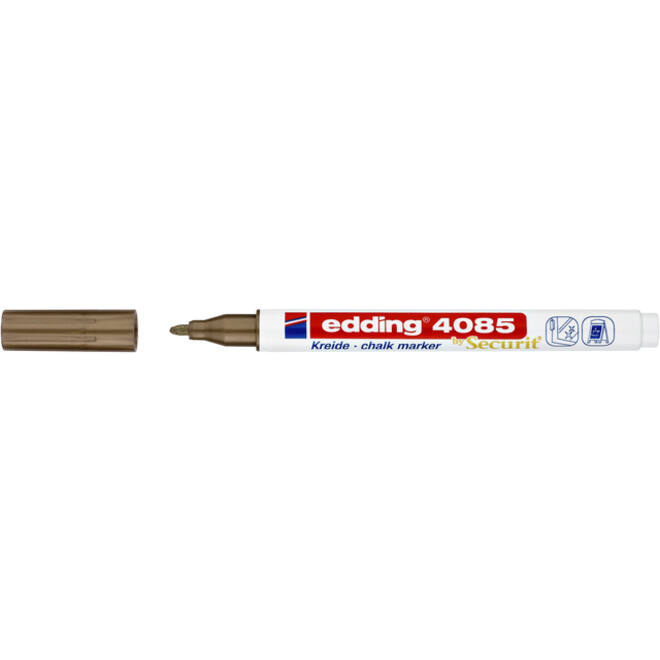Krijtstift edding 4085 by Securit rond 1-2mm koper