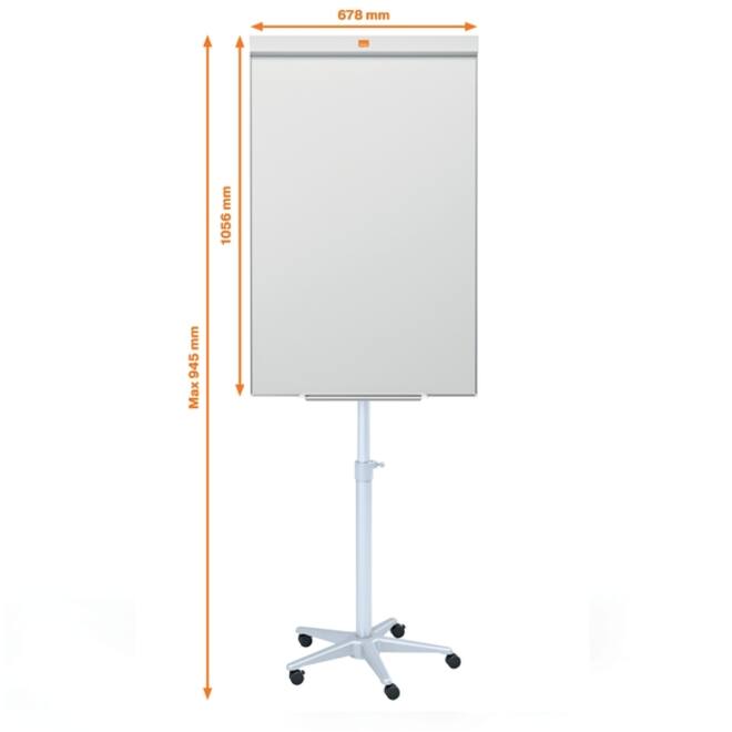 Flipover Nobo Classic mobiel staal retail