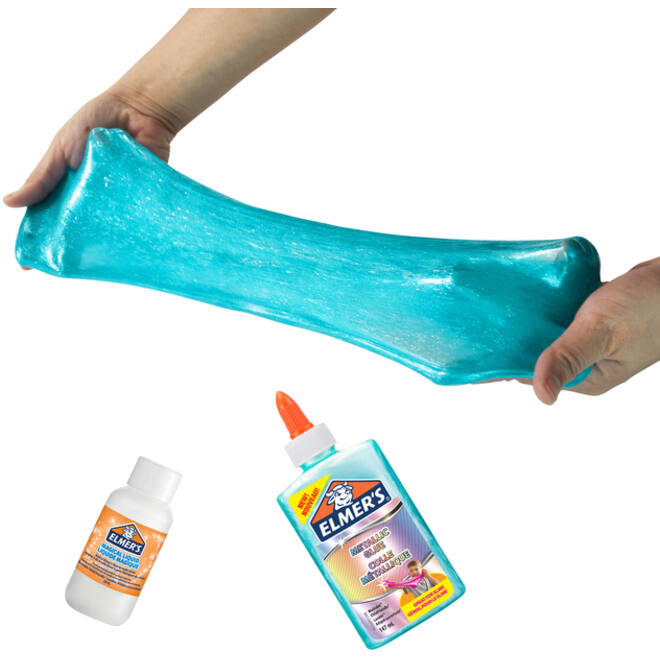 Kinderlijm Elmer's metallic blauw