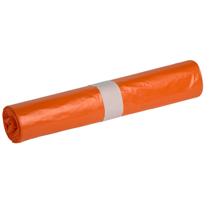 Afvalzak Powersterko HDPE T25 70x110cm 120L oranje