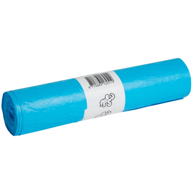 Afvalzak Powersterko HDPE T23 58x100cm 70L blauw
