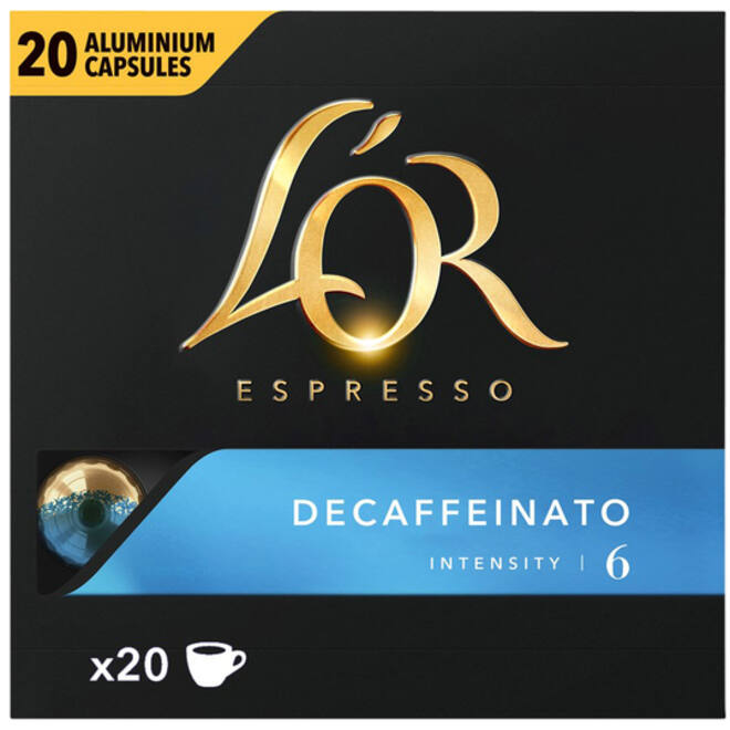 Koffiecups L'Or espresso Decaffeinato 20 stuks