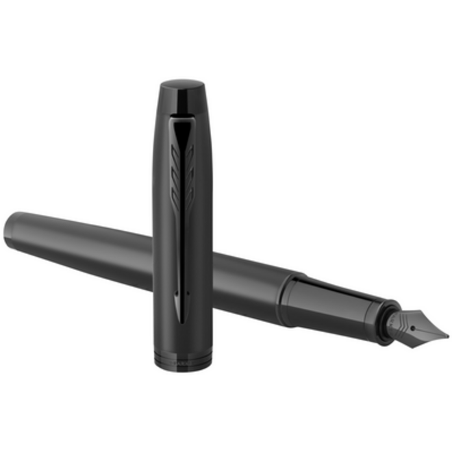 Vulpen Parker IM Achromatic GB matt black fijn