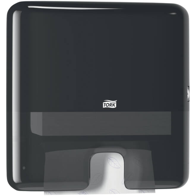 Handdoekdispenser Tork Xpress Mini H2 multifold zwart 552108