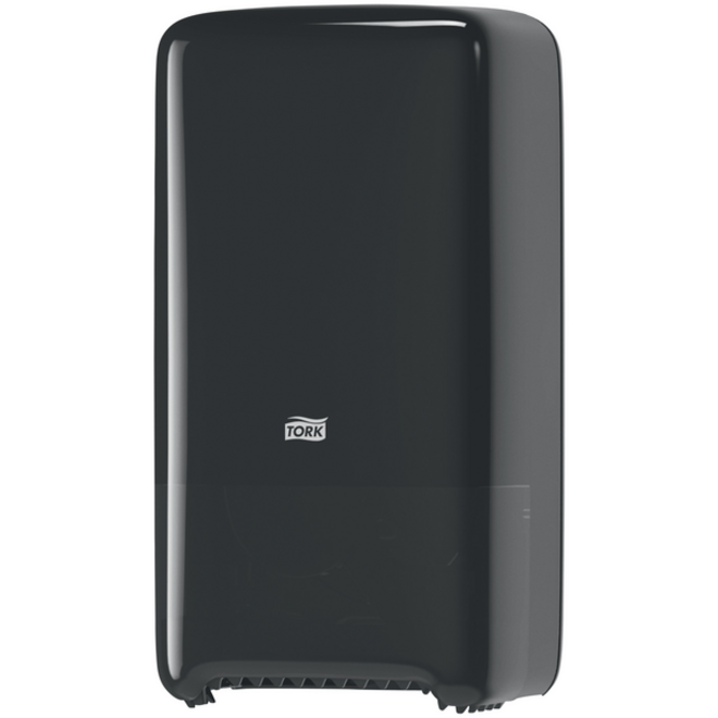 Toiletpapierdispenser Tork T6 Elevation medium duo zwart 557508