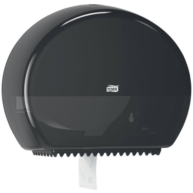 Toiletpapierdispenser Tork Mini Jumbo T2 Elevation zwart 555008
