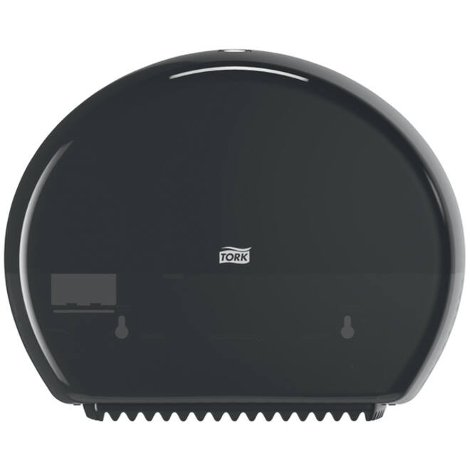 Toiletpapierdispenser Tork Mini Jumbo T2 Elevation zwart 555008