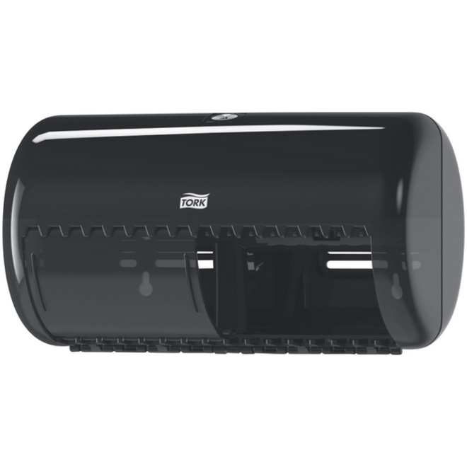 Toiletpapierdispenser Tork T4 Elevation duo zwart 557008