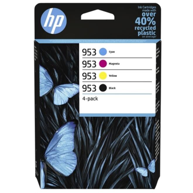 Inktcartridge HP 6ZC69AE 953 zwart + 3 kleuren