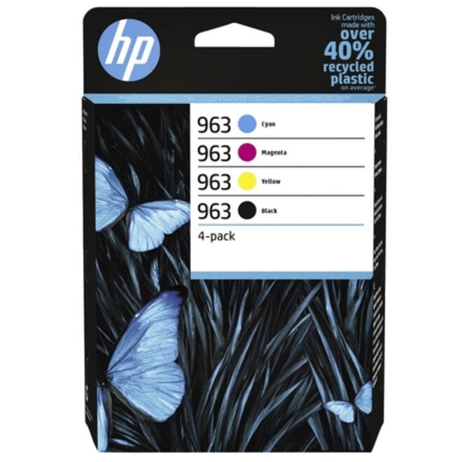 Inktcartridge HP 6ZC70AE 963 zwart + 3 kleuren