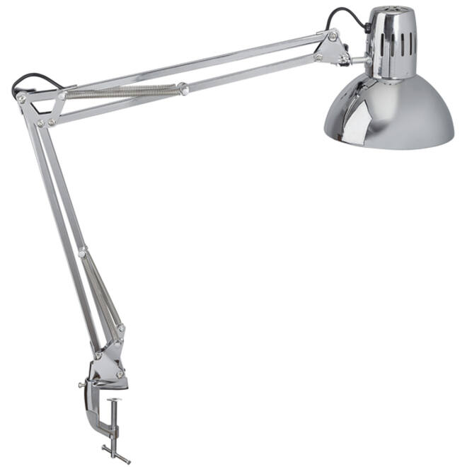 Bureaulamp MAUL Study met tafelklem chroom excl. LED lamp