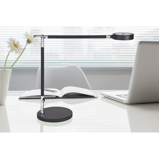 Bureaulamp MAUL Grace LED voet dimbaar colour vario zwart
