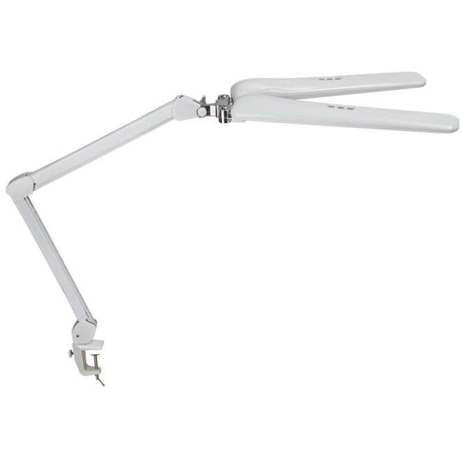 Werkpleklamp MAUL Craft duo LED tafelklem dimbaar wit