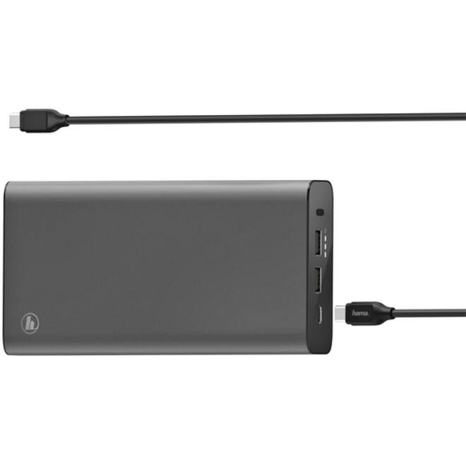 Powerbank Hama USB-C 26.800 mAh 5-20V/60W zwart