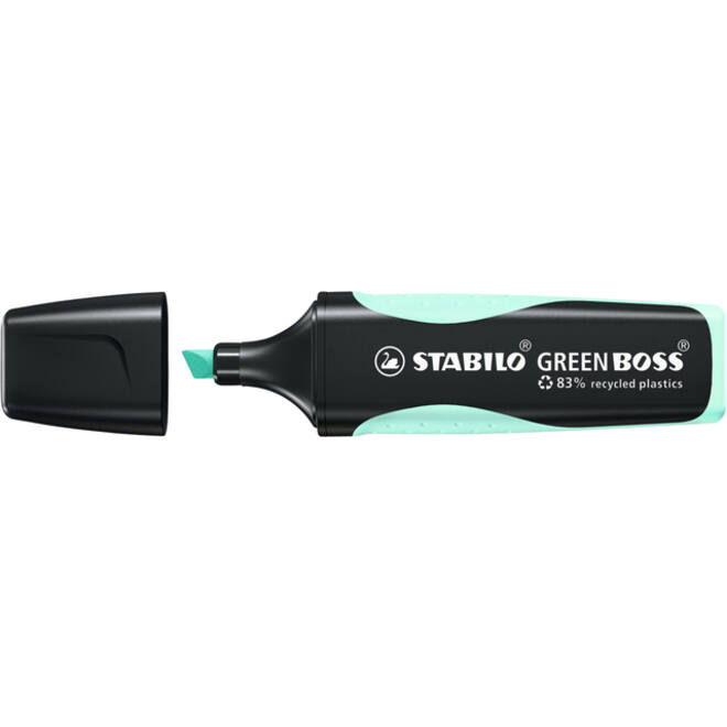 Markeerstift STABILO GREEN BOSS 6070/113 vleugje pastel turquoise