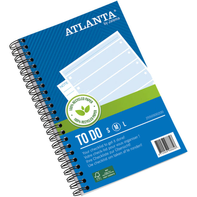Things to do Djois Atlanta recycled papier Medium 195x135 100vel 70gr blauw