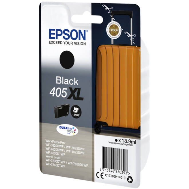 Inktcartridge Epson 405XL T05H14 zwart