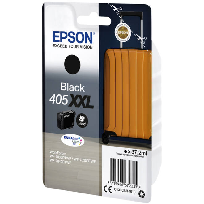 Inktcartridge Epson 405XXL T02J14 zwart
