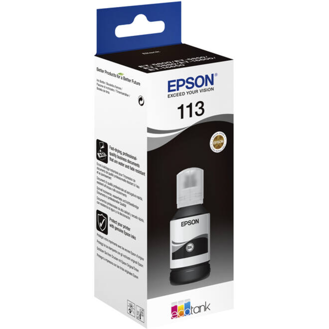 Navulinkt Epson 113 EcoTank zwart