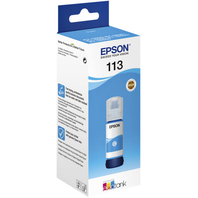 Navulinkt Epson 113 EcoTank blauw