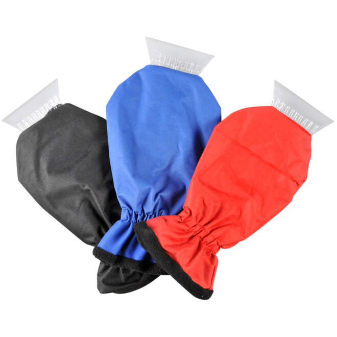 IJskrabber ProPlus met fleece handschoen assorti