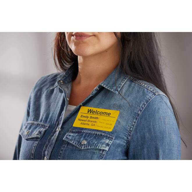 Etiket Dymo LabelWriter naamkaart 54x101mm 1 rol á 220 stuks geel