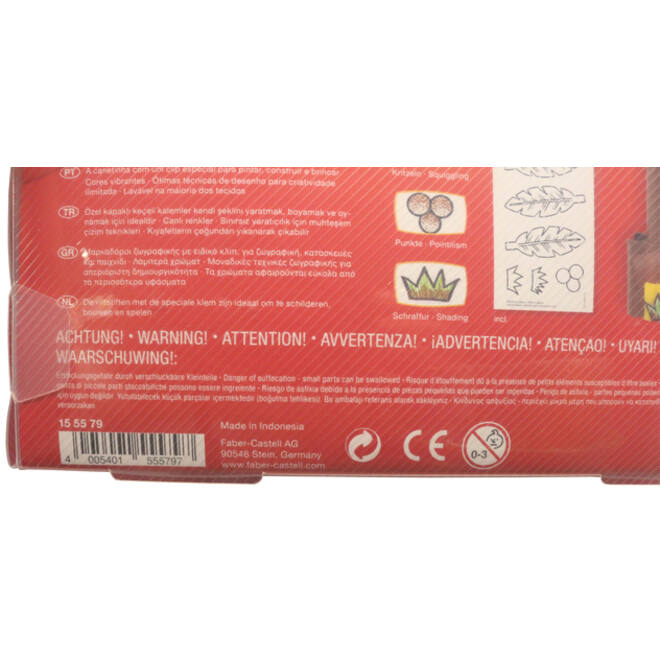 Kleurstift Faber-Castell Connector assorti cadeauset à 80 stuks
